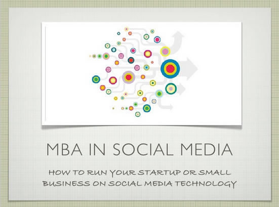 MBA in Social Media – Apply Social Media to Operations, Finance and Marketing